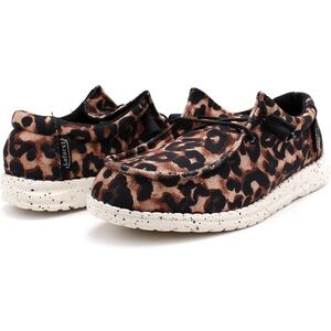 Hola Laforst Women's Casual‎ Jaguar Print Shoes NWT Sz. 8